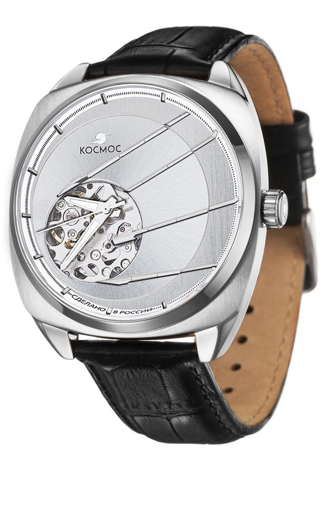 Космос Космос Спутник K 115.11.33 , наручные мужские часы фото под углом